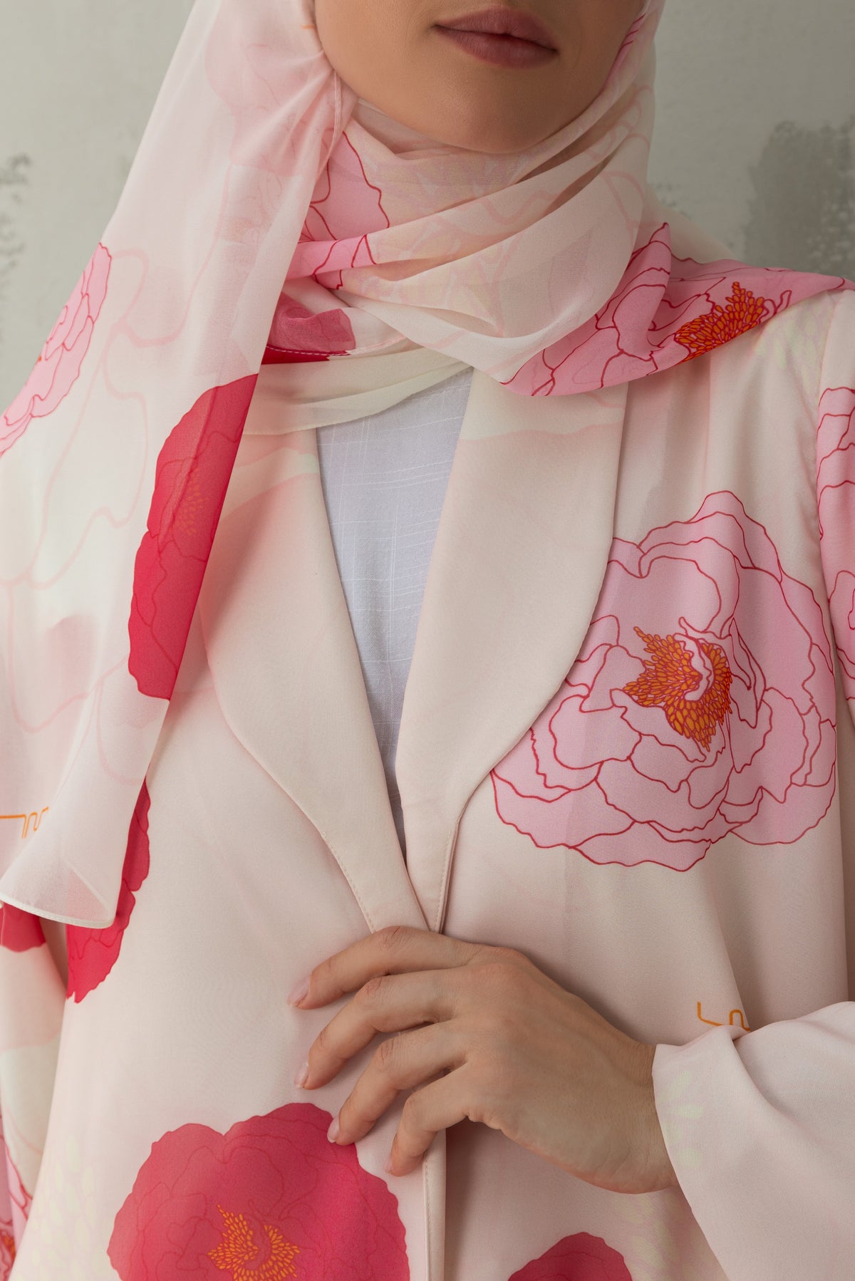 Al-Taif Floral Printed Abaya