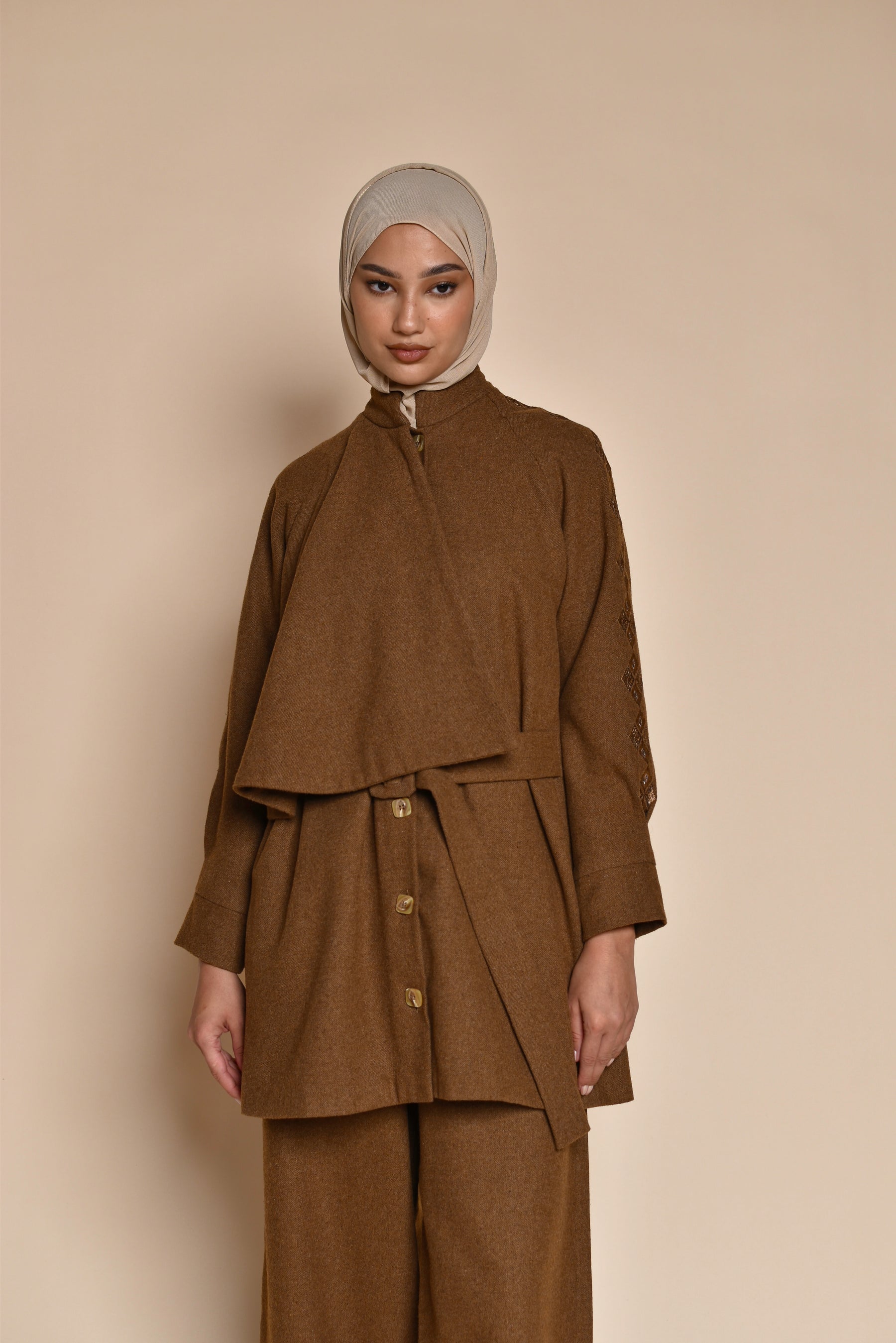Belted Sadu Coat