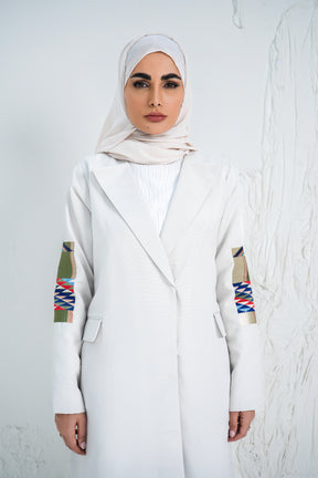 Blazer Abaya with Sadu