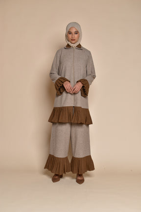 Date Palm Pleated Jacket