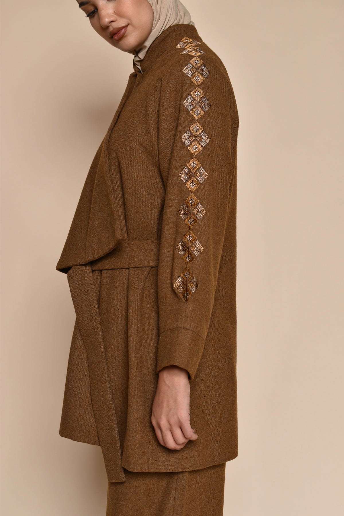 Belted Sadu Coat